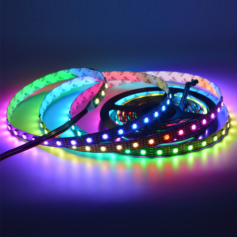 HD108 Individually Addressable RGB Pixel LED Flexible Strip Lights DC5V Full Color Changing HD108 Individually Addressable RGB Pixel LED Flexible Strip Lights DC5V Full Color Changing